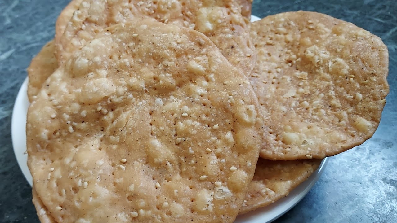 CRISPY SESAME SEEDS PURI RECIPE/ Til farsi puri/Tea time snacks/तिल की कुरकुरी पुरी रेसिपी