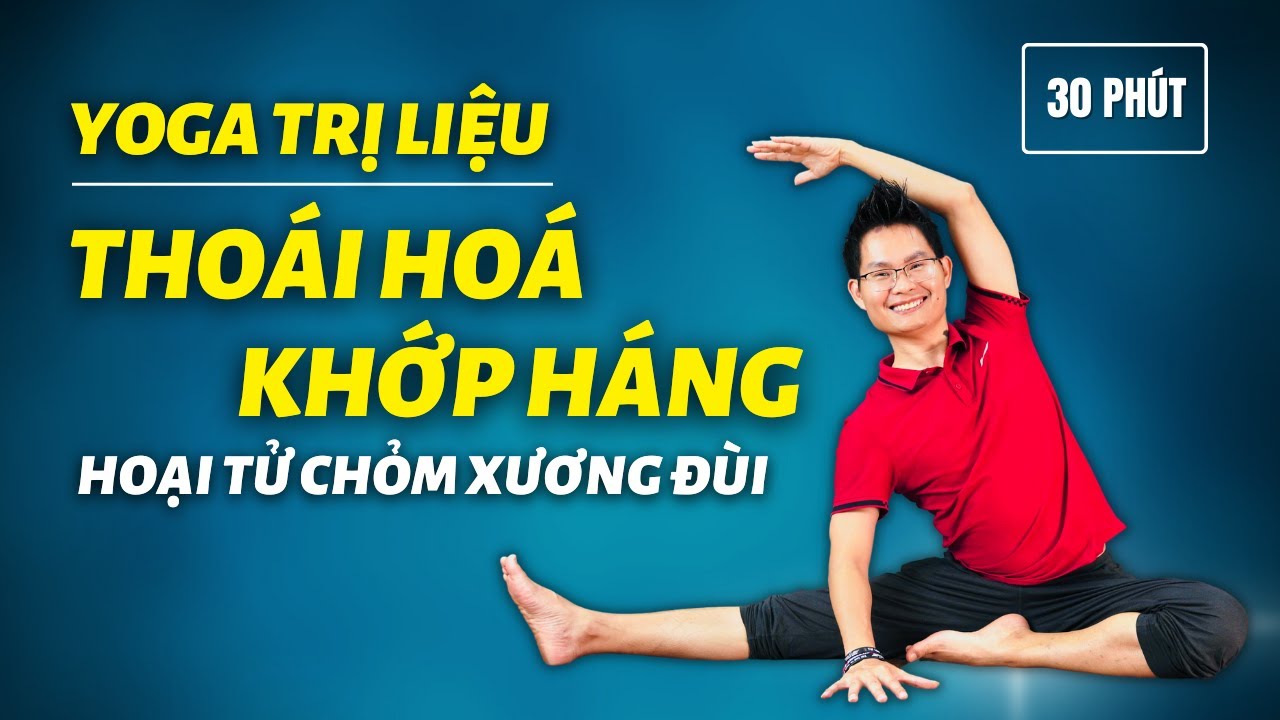 Yoga trị liệu THOÁI HÓA KHỚP HÁNG do hoại tử vô khuẩn chỏm xương đùi tại nhà | Kim Ba Yoga