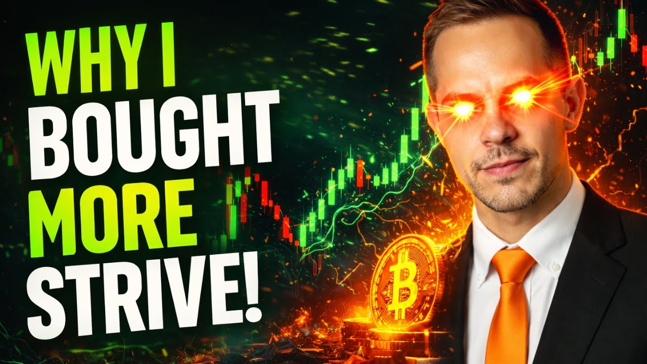 WHY I BOUGHT EVEN MORE STRIVE! I'M GETTING RICH WITH BITCOIN!