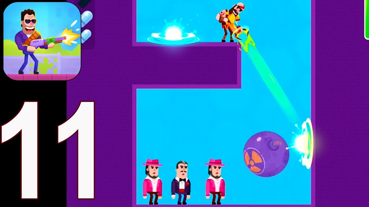 Hitmasters - Gameplay Walkthrough Part 11 - Portal Mode 21-31(iOS)
