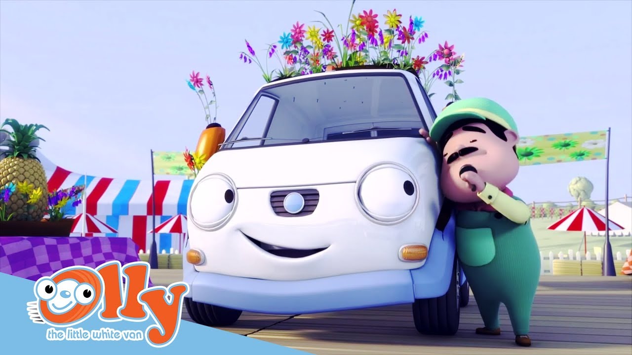 Cars for Kids - Olly the Flower Boy | Transport for Kids | Olly the Little White Van