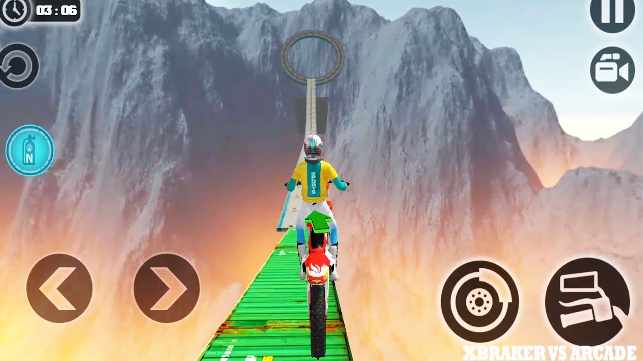 Impossible Motor Bike Tracks: New Motor Unlocked Game Stunts | Levels 11 to 13 - Android GamePlay