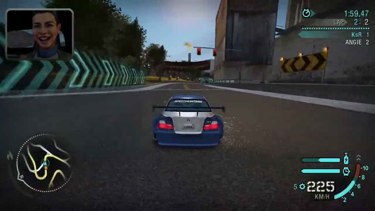 Need For Speed Carbon: BMW M3 GTR vs Angie