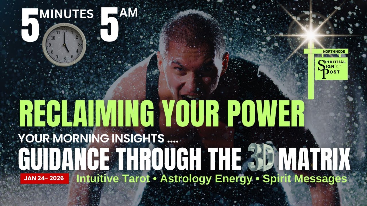 Jan 25 — RECLAIMING YOUR POWER | Daily 5 AM Spiritual Sign Post