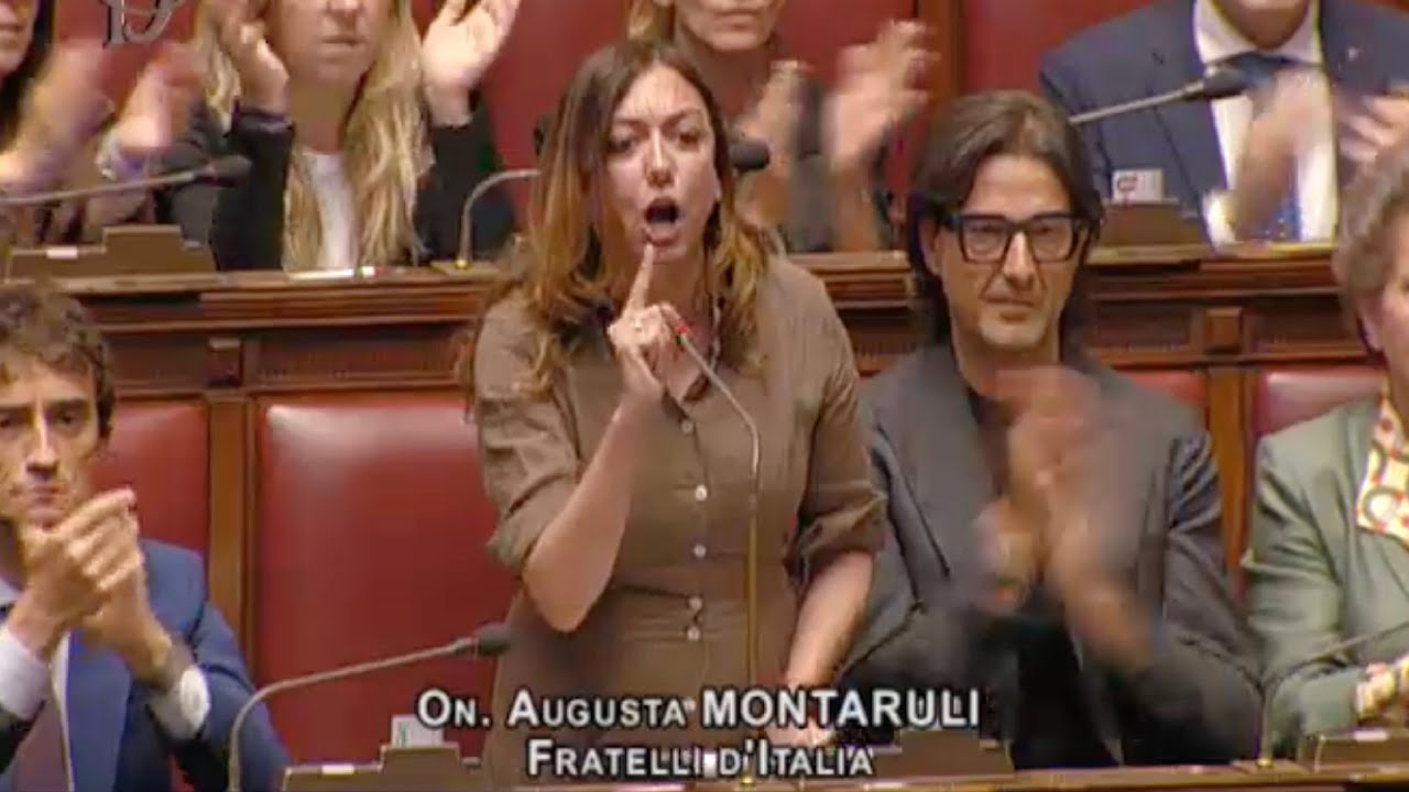 MONTARULI SCATENATA CONTRO LA SINISTRA DURANTE LA DISCUSSIONE SUL DECRETO SICUREZZA