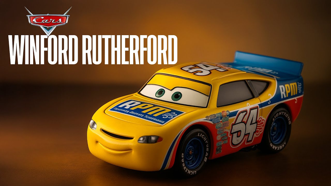 UNBOXING DIECAST WINFORD BRADFORD RUTHERFORD 2025 | AN&Aacute;LISE Miniatura Mattel Cars