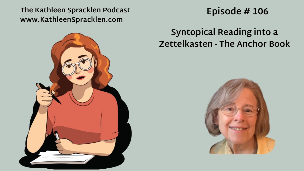 Syntopical Reading into a Zettelkasten  - The Anchor Book