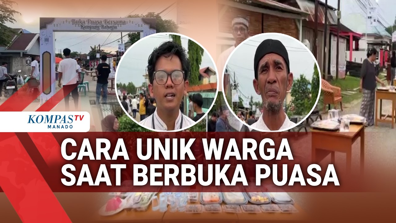 CARA UNIK WARGA SAAT BERBUKA PUASA