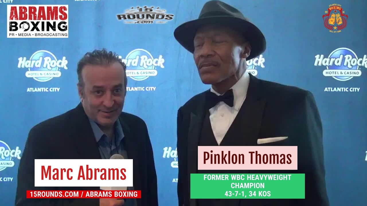 Former WBC Heavyweight champion Pinklon Thomas talks about his Career