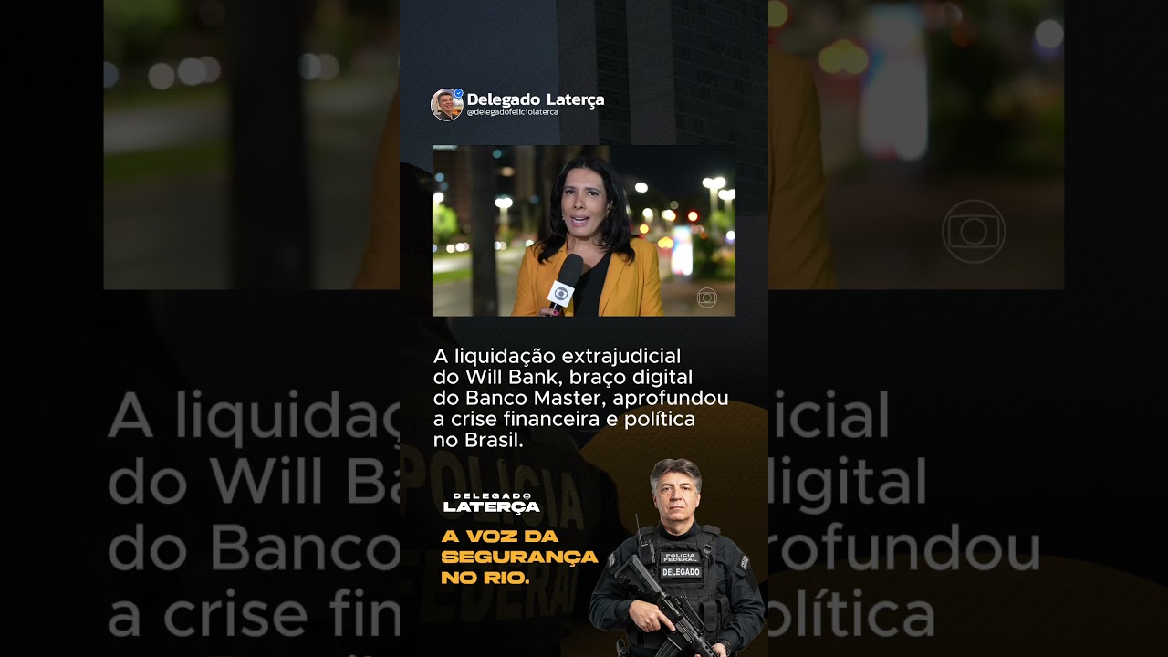 Liquida&ccedil;&atilde;o extrajudicial do Will Bank, bra&ccedil;o digital do Banco Master, aprofundou a crise financeira