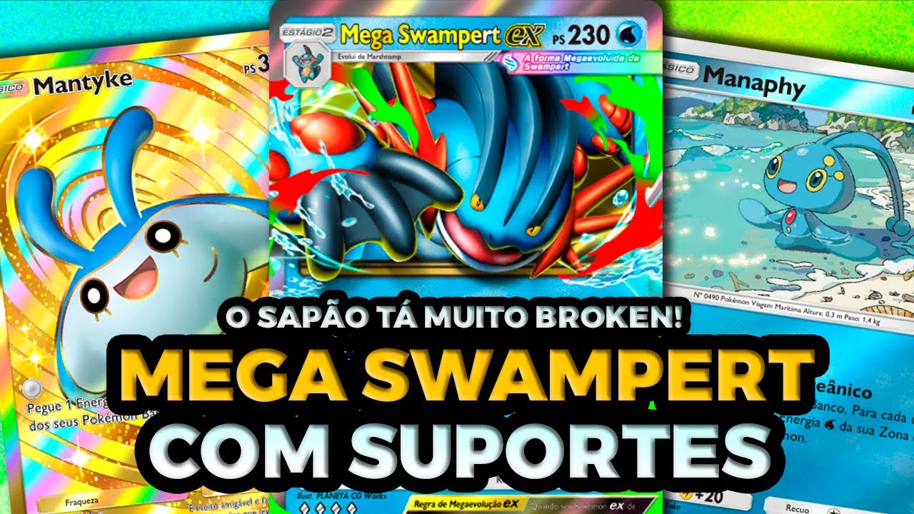 FIQUEI IMPRESSIONADO COM MEGA SWAMPERT NO POKÉMON TCG POCKET!
