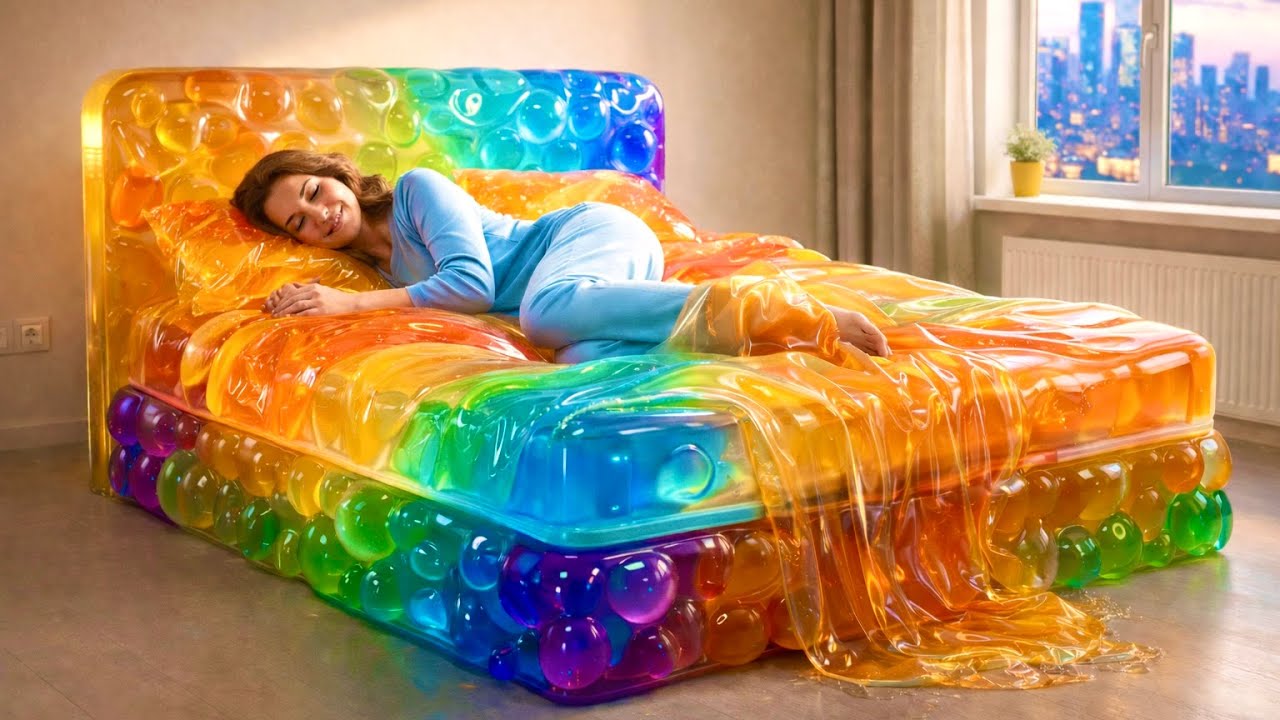 Which Color Dream Bed Would You Choose 🛏️✨   Ultimate Oddly Satisfying