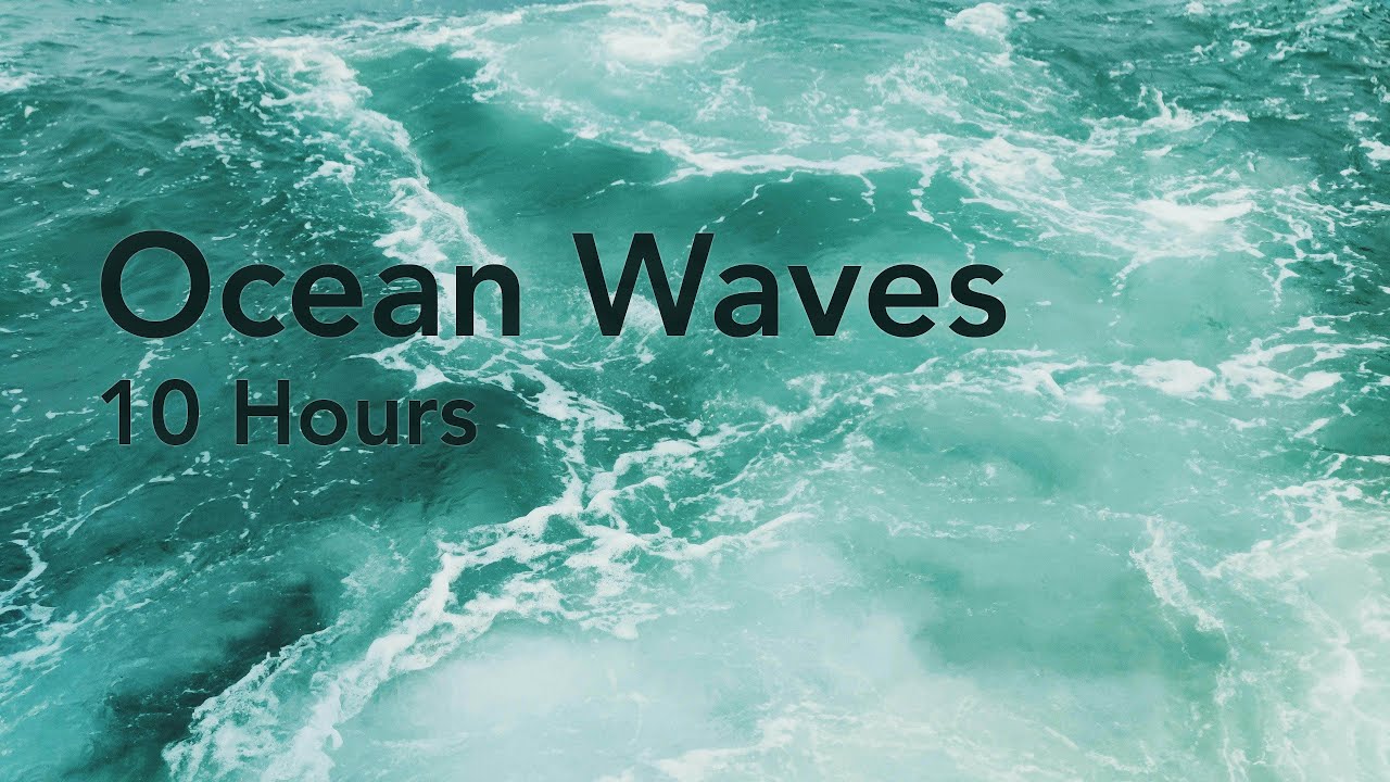 10 Hours Ocean Waves for Deep Sleep & Relaxation | Natural White Noise for Sleeping