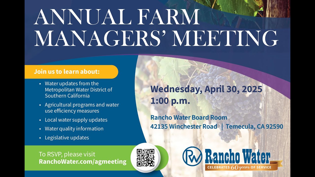 2025 Farm Managers' Meeting | Rancho California Water District