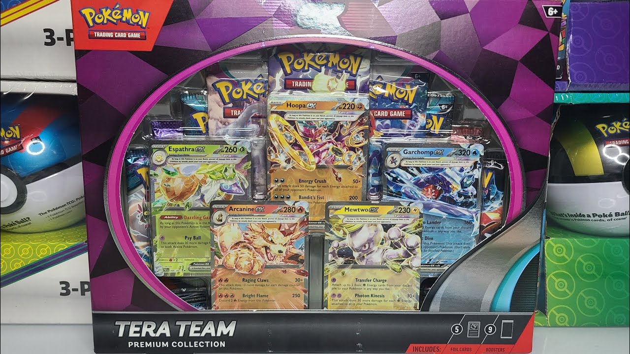 Pokémon Tera Team ex Premium Collection Box Opening (Target Exclusive)