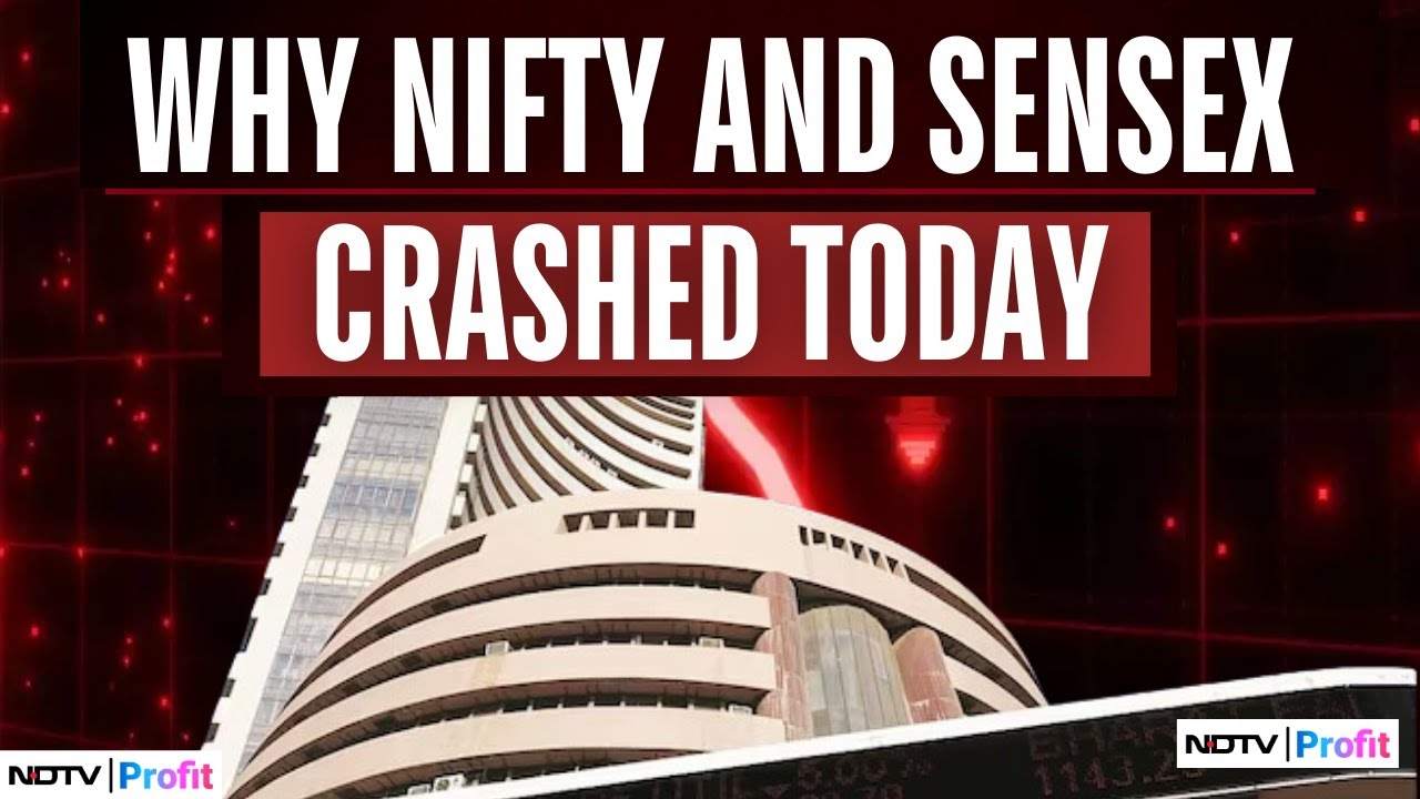 3 Reasons Behind The Stock Market Collapse Today | Stock Market Crash | Nifty Sensex Fall