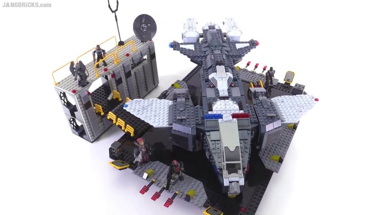 Mega Bloks Halo NMPD Pelican Air Base review! 2015 Signature Series 20151022