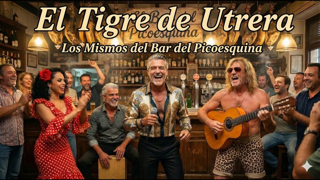 ¡EL TIGRE DE UTRERA la lía en el Bar del Picoesquina! 🎸 Rumba Gamberra en Bañador