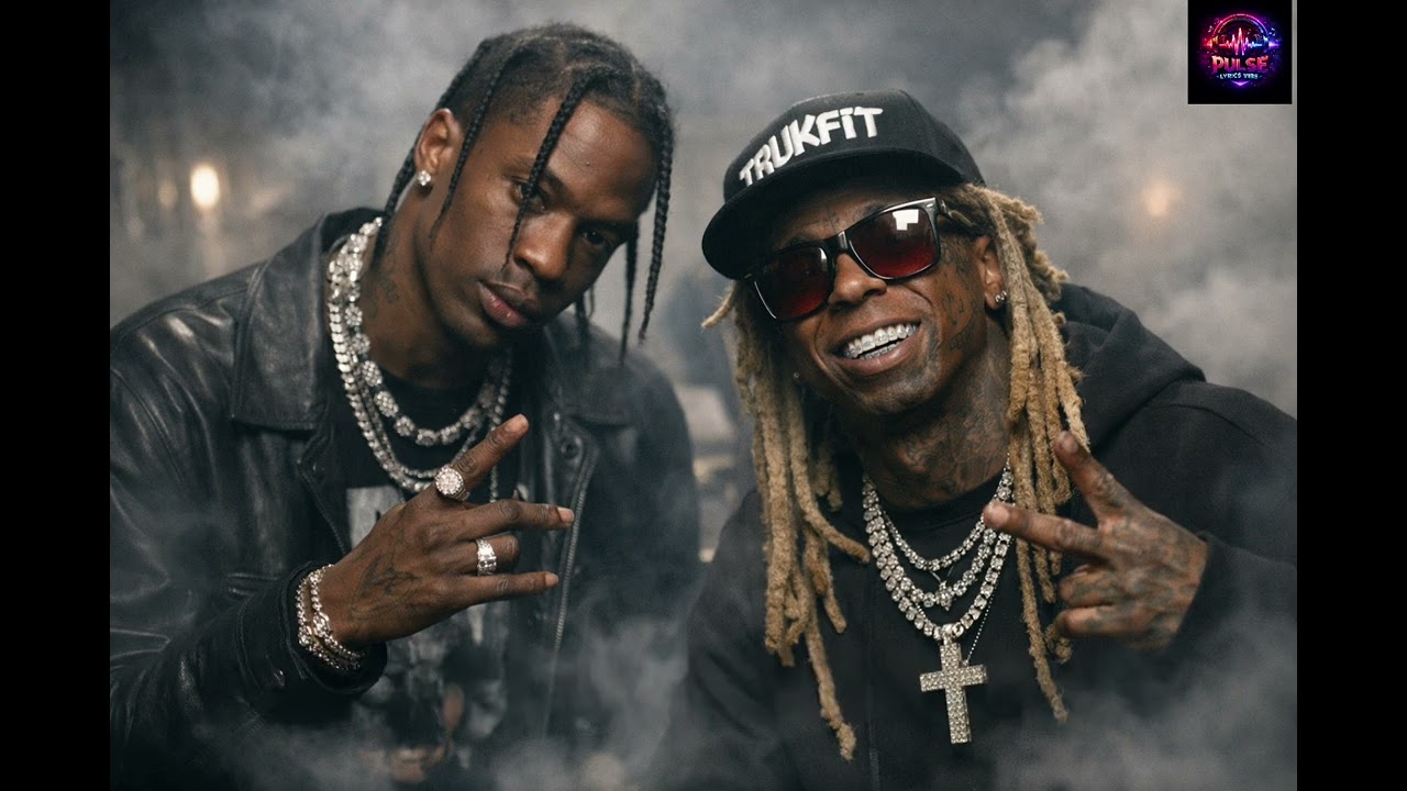 Travis Scott x Lil Wayne – Smoke & Crowns (Music Lyrics Video)