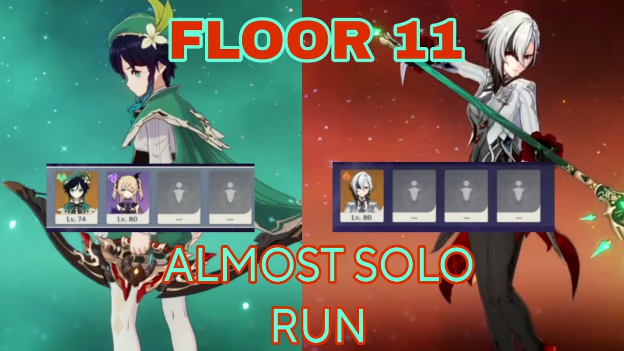 Venti and Arlecchino vs spiral abyss  
