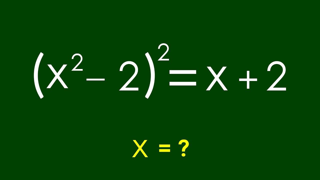 Интересная алгебраическая задача | Математическая олимпиада x=?