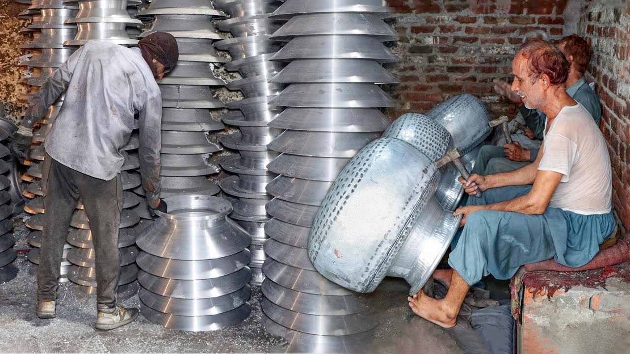 Process of Making Traditional Pot | Large Cooking Pot Mass Production