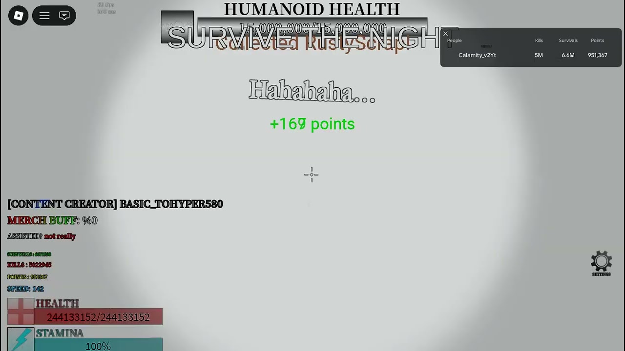 (Killers survive test AAAAHH editon v1) kill darkness
