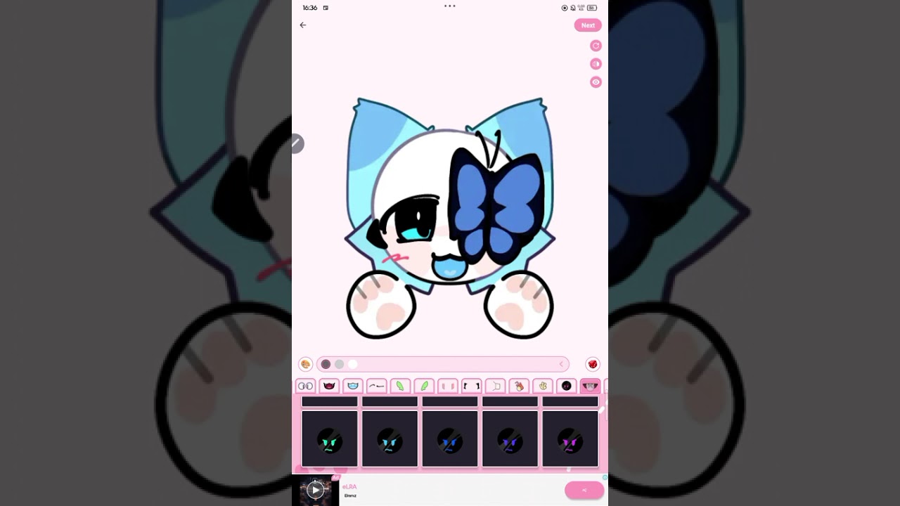 Uygulamanın ismi: PFP maker: Cat emoji