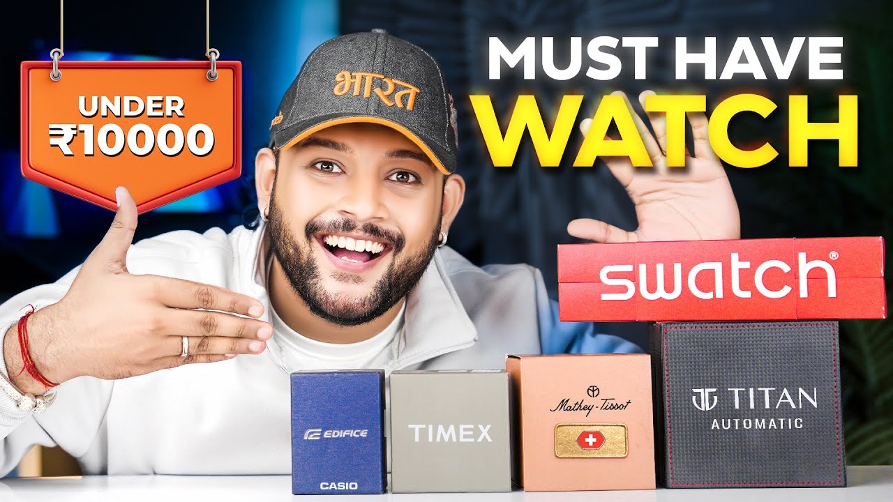 Best Watches for Men Under ₹10,000 | Titan, Swatch, Timex, Casio & Mathey Tissot Watch Review
