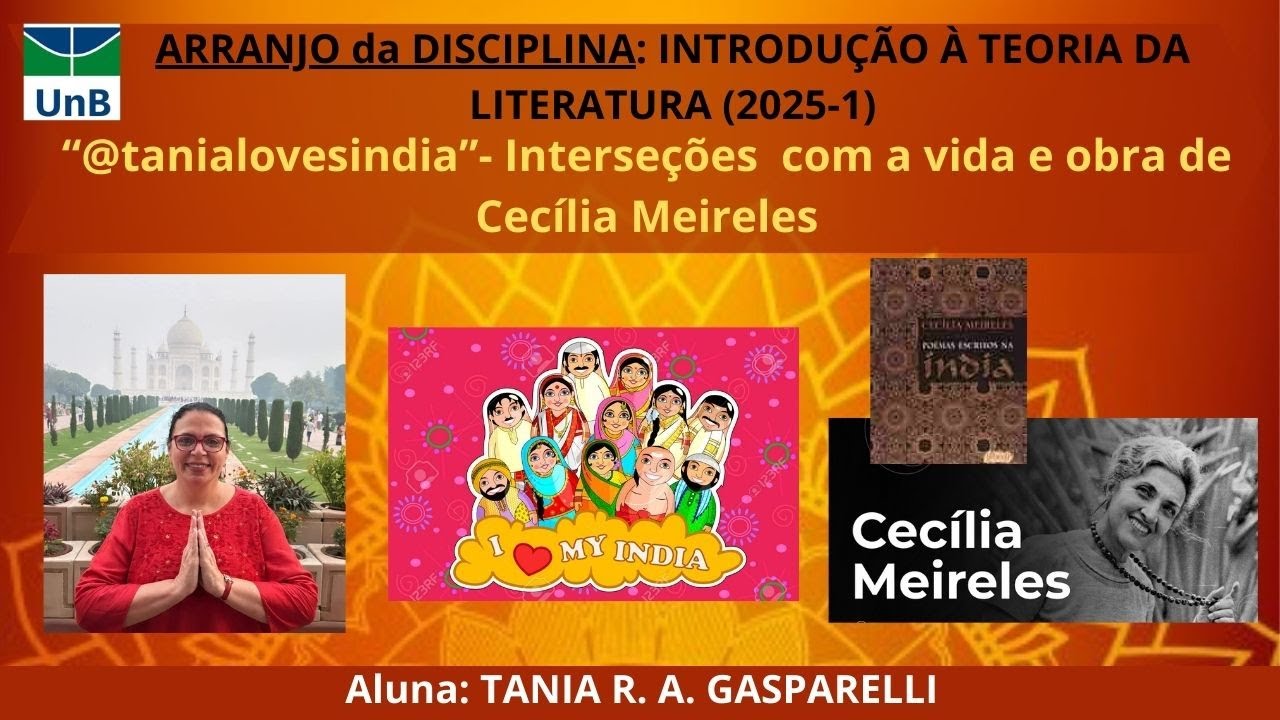 TRABALHO FINAL  PARA A DISCIPLINA  INTRODUÇÃO À TEORIA DE LITERATURA  - UNB