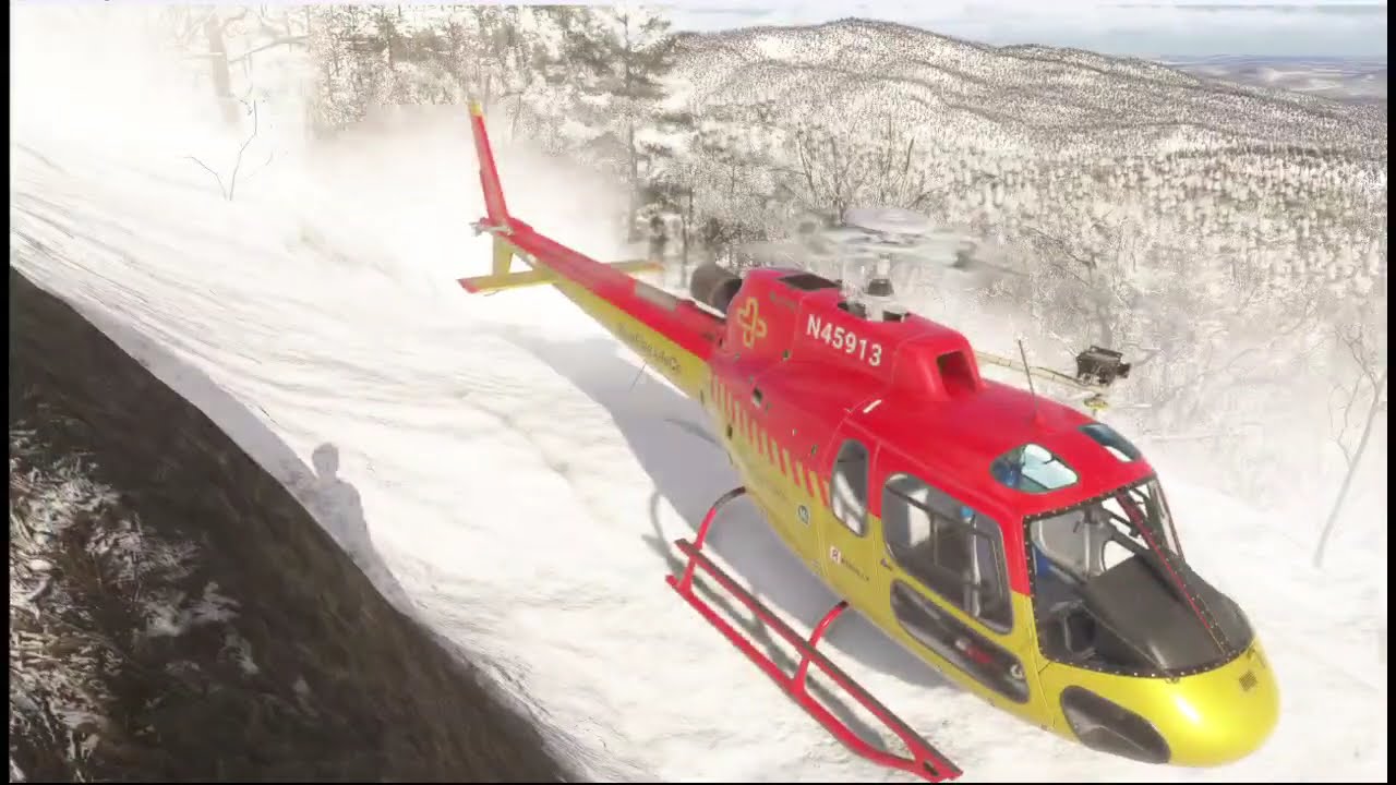 MSFS2024: How to complete the near-impossible Mansonville, QC (CSK4) SAR Mission (landing in forest)