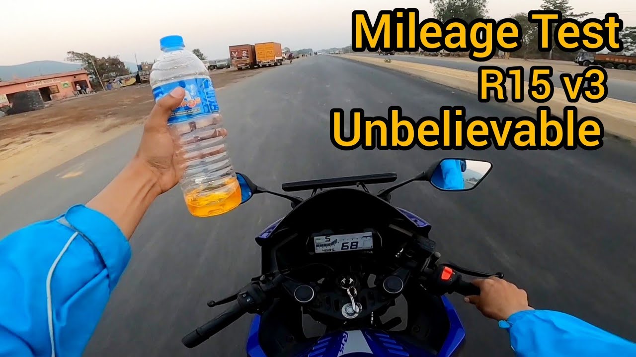 Yamaha R15 v3 Mileage Test bs6