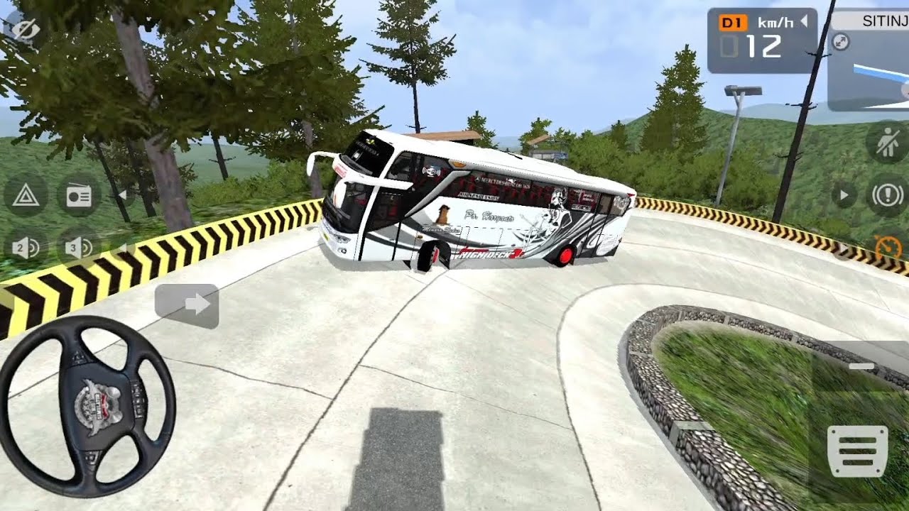 🆕 New bus drive on moutain climb road in Bus simulator Game 🎮