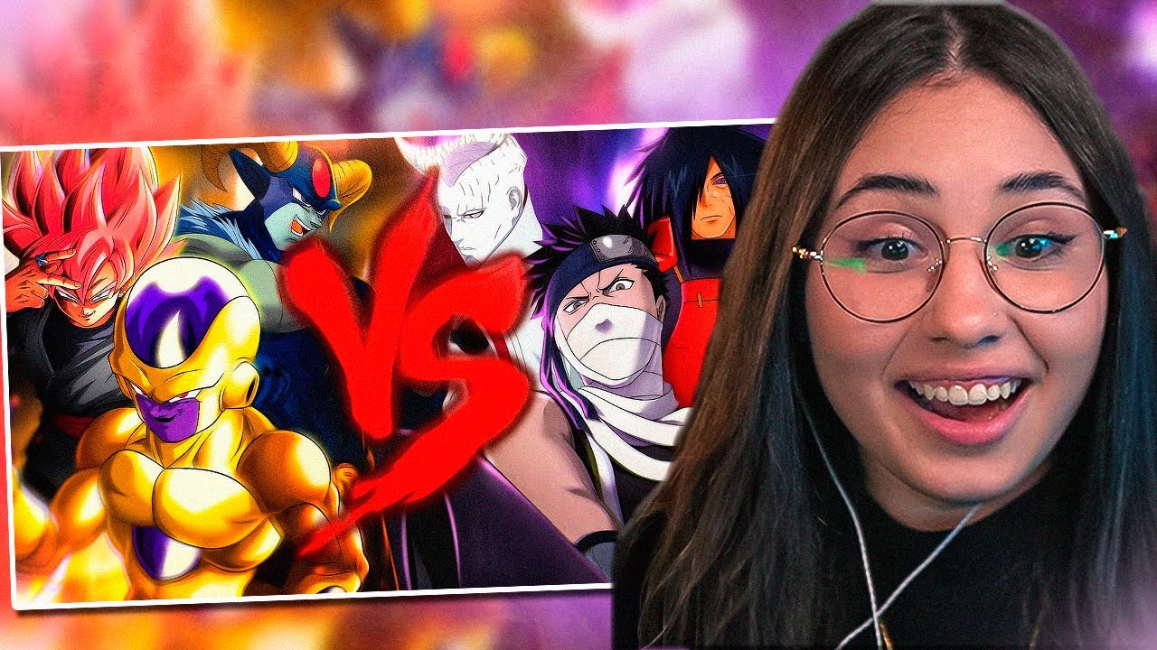 MAH reagindo a Vilões de Naruto VS. Vilões de Dragon Ball | Combate de Rimas (mahnimes REACT)