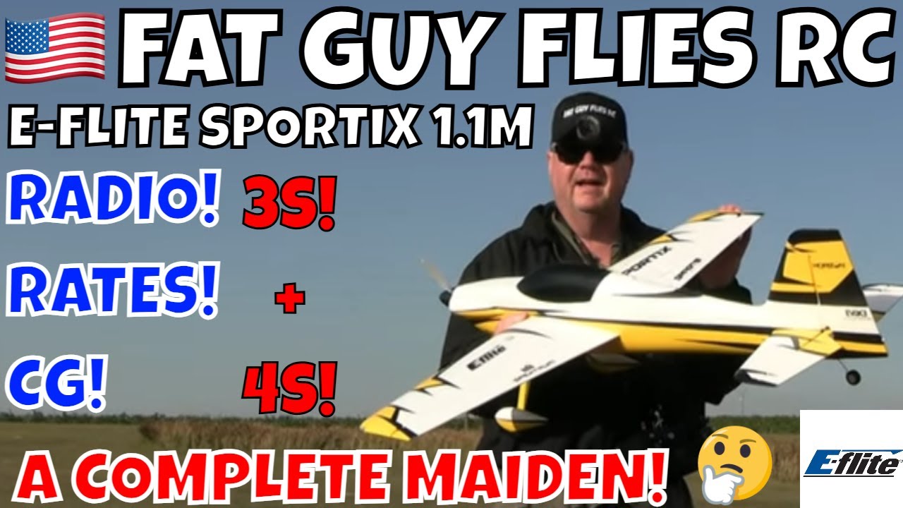 MAIDEN E-FLITE SPORTIX 1.1M  by FGFRC #aviation #rc #rcfly