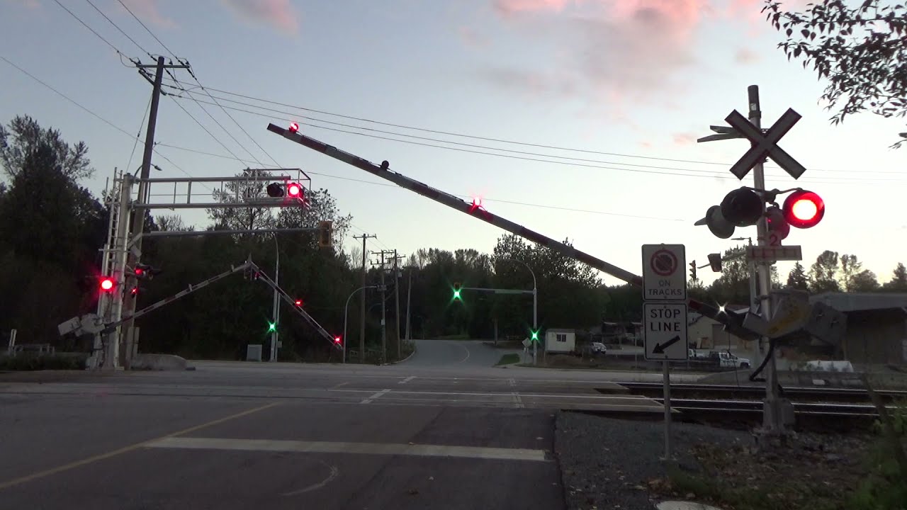 Railroad Crossing | 179 Street, Surrey, BC - 2 trains