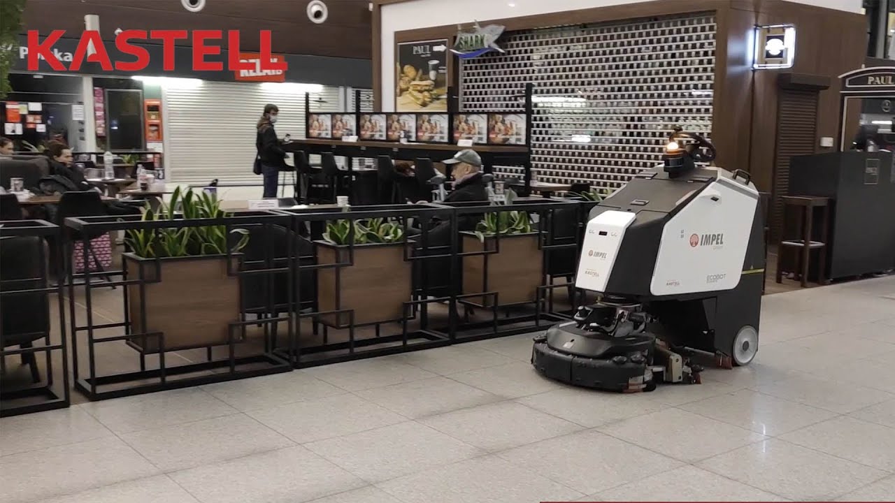 Autonomiczne roboty sprzątają Port Lotniczy Gdańsk