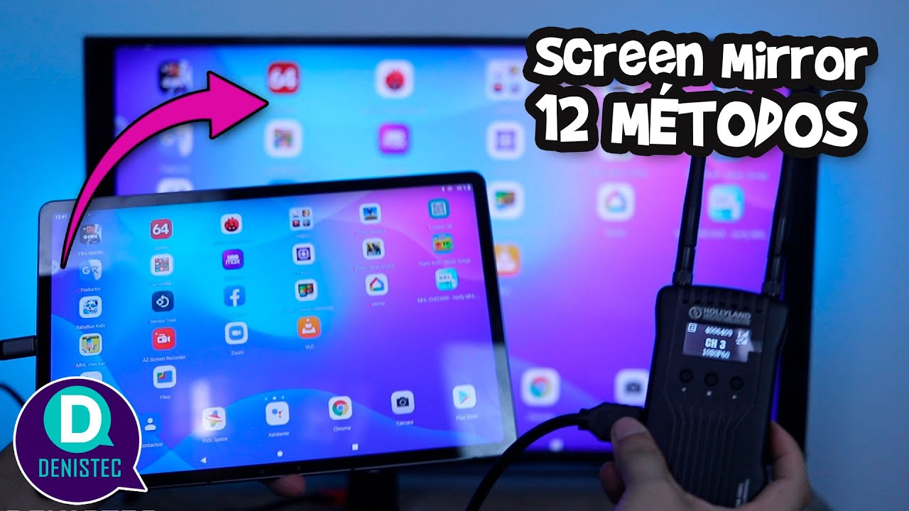 Comparte la pantalla de tu Tableta en CUALQUIER  TV o Android TV