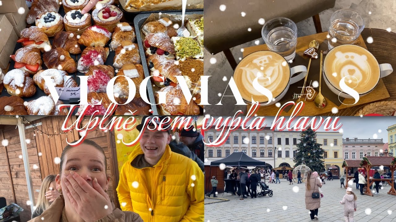 Den, kdy jsem úplně vypla hlavu ✨ Trhy, punč & akce Dvorek | VLOGMAS # 8 ⭐️ 🎄