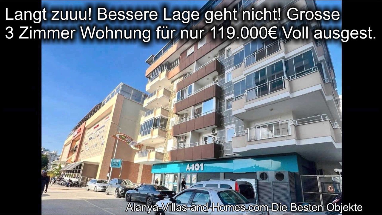 Zieh nach Alanya für immer! Kauf diese Wohnung und...