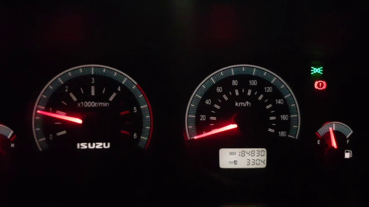 Isuzu panther test 0-100 kph