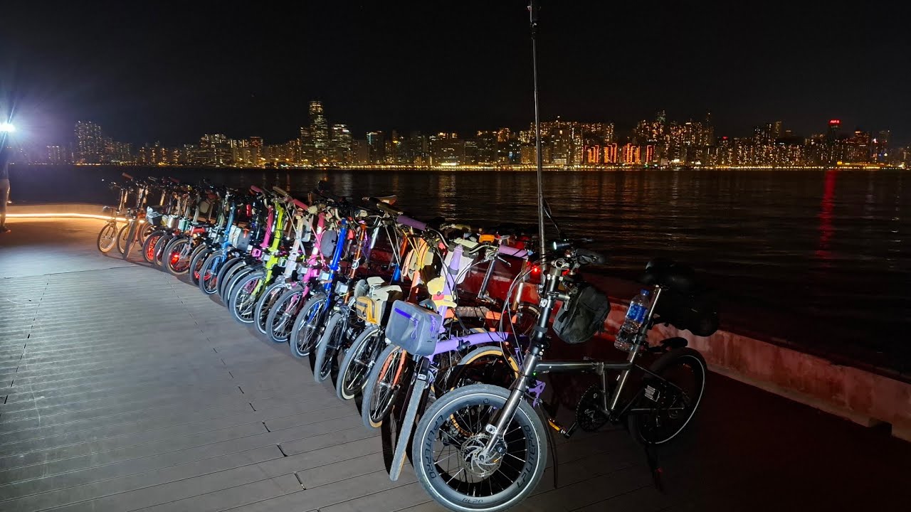 2026/01/13 夜遊啟德．換了新車架首次試踩。OSMO 360 第二次夜攝開始懂得設定。