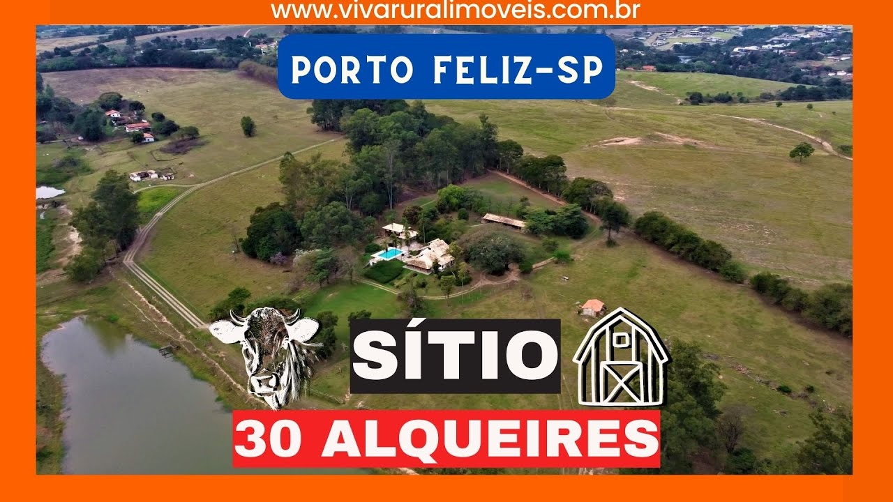 Sítio de 30 alqueires em Porto Feliz-SP.