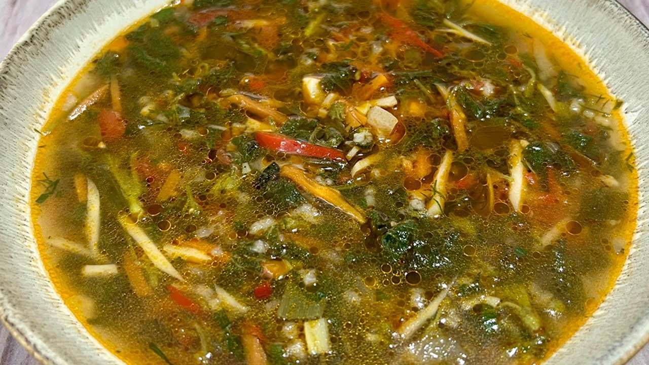 Суп из крапивы. Рецепт полезного и вкусного постного блюда. Пошаговое видео. ❤️