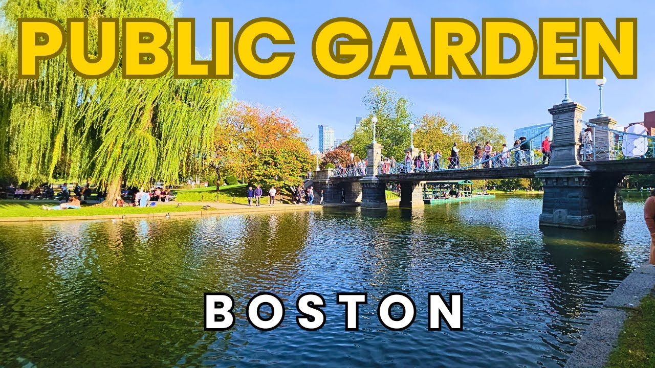 Public Garden Boston an AMAZING Walking Tour