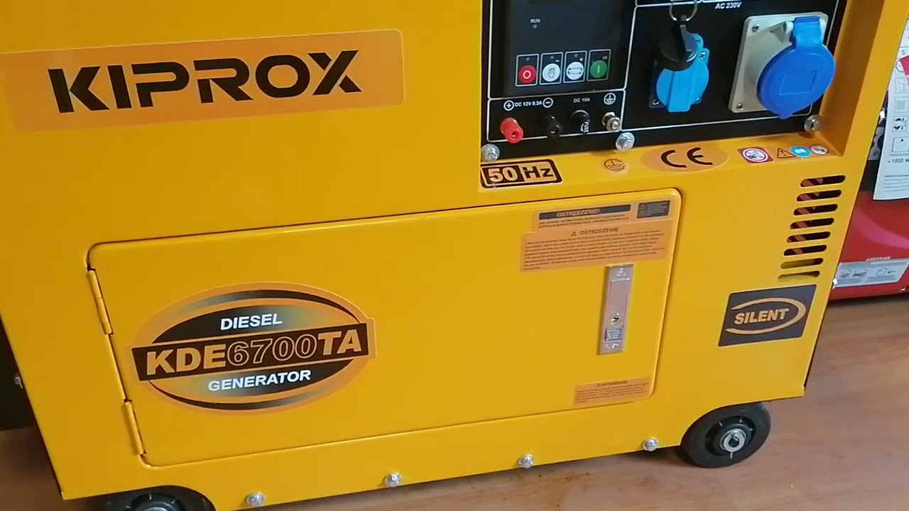 Porównanie agregatów diesel KDE6500e i KDE6700TA