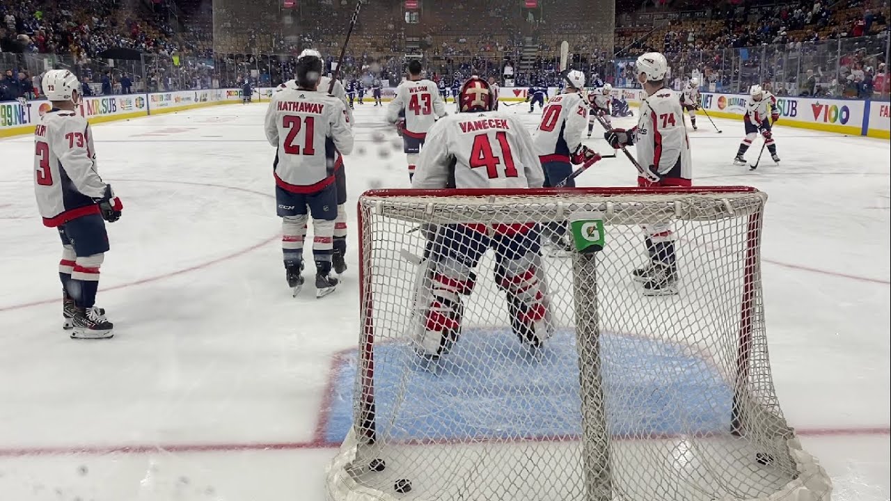 Capitals@Leafs pre-game warm up