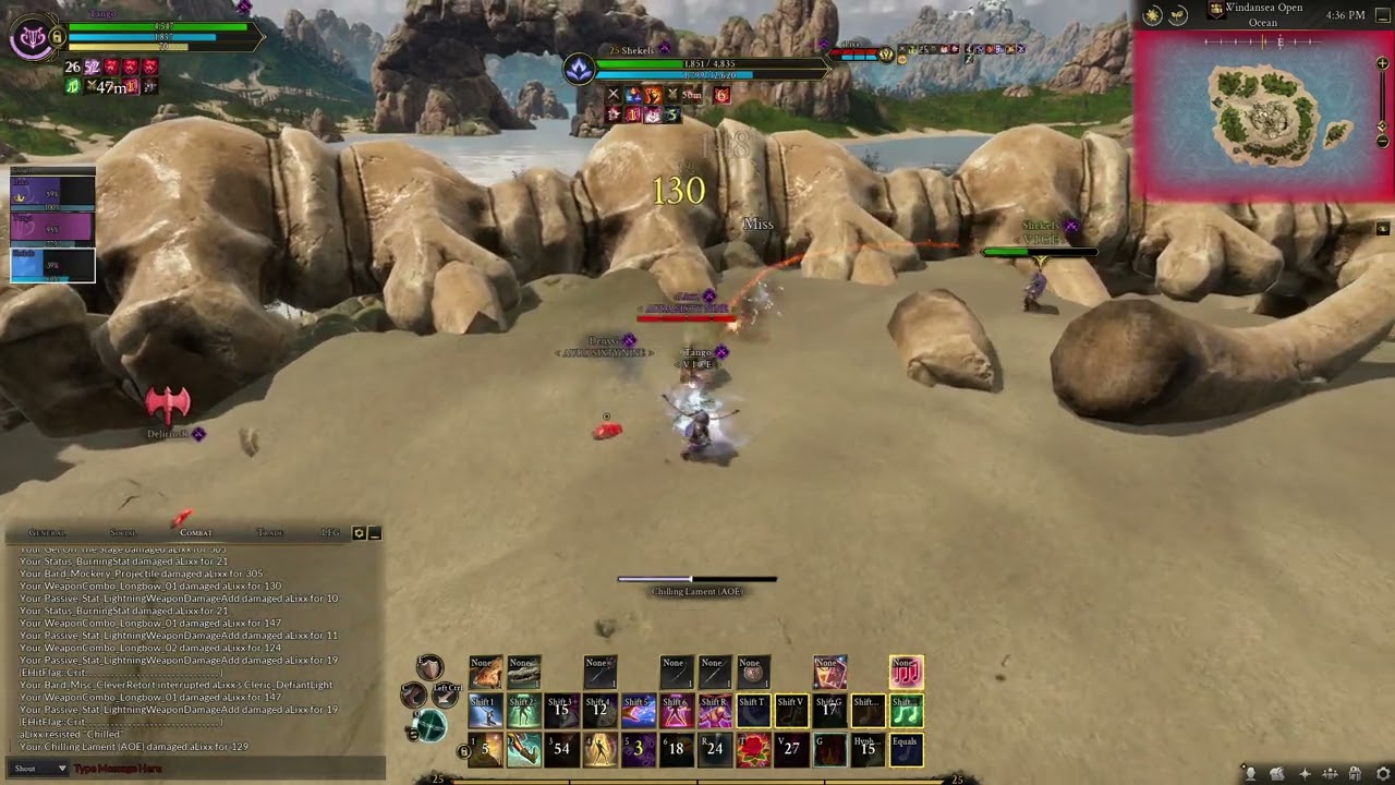 Ashes of Creation PVP VICE vs Aura 3v3