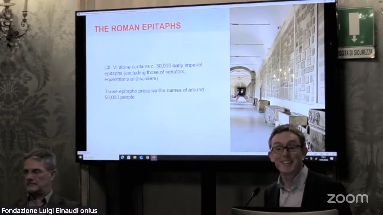 THP Seminar - Trafficking enslaved people to Rome: new evidence from the epitaphs