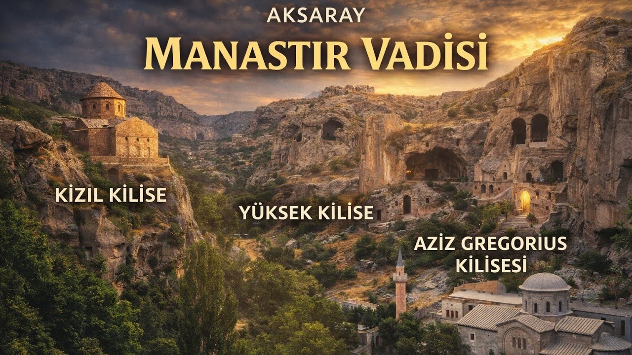 KIZIL KİLİSE /YÜKSEK KİLİSE /AZİZ GREGORİUS KİLİSESİ / MANASTIR VADİSİ✔️ #aksaray 